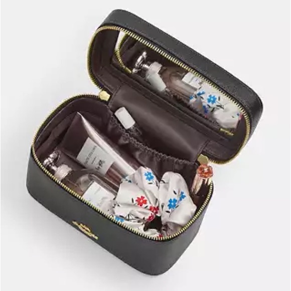 Coach Cosmetic Case In Signature Canvas With Cherry Print - Picture 4 of 5